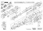 Bosch 0 603 243 503 Pbh 20-Rf Rotary Hammer 220 V / Eu Spare Parts